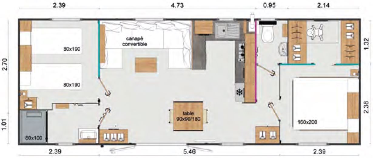 Mobil Home O HARA 18m2